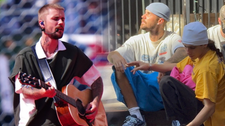Justin Bieber po koncertu skončil na dlažbě.