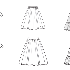 Střihové díly a další přesné instrukce a doporučené najdete v červencovém čísle časopisu Burda Style.