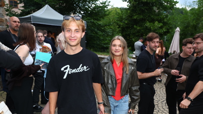 FOTO: Alfréd Šrámek se svou partnerkou.