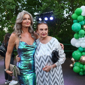 Pavlína Pořízková a Eva Holubová na Innogy party.