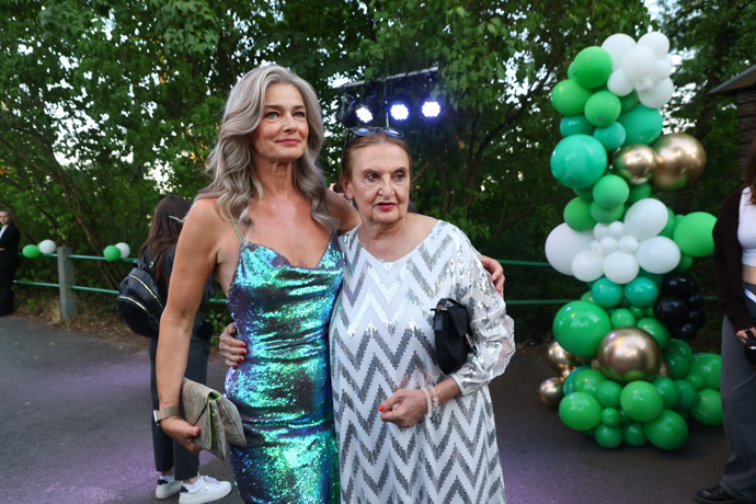 Pavlína Pořízková a Eva Holubová na Innogy party.
