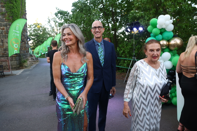 Pavlína Pořízková a Eva Holubová na Innogy party.