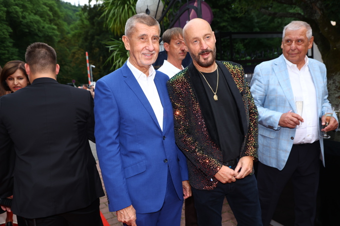 Andrej Babiš na BigBoard party.