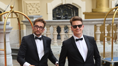 FOTO: Jakub Žáček s DJem Roxtarem.