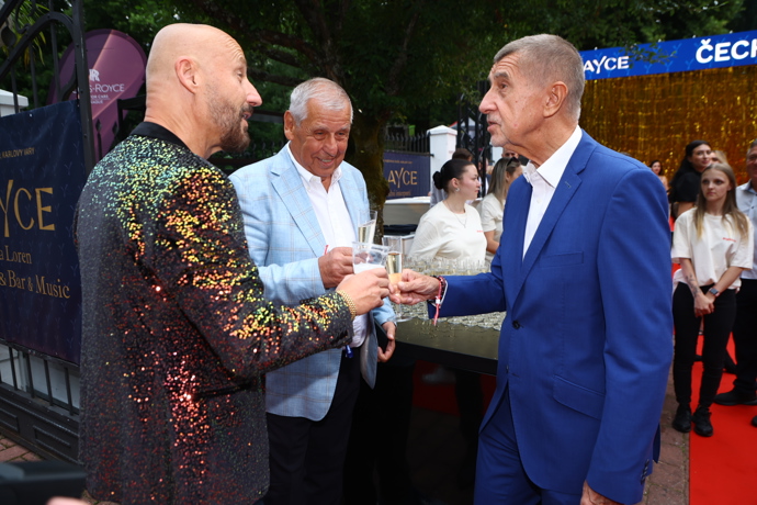 Andrej Babiš na BigBoard party.