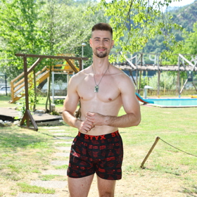 Soutěžící David Ryba.
