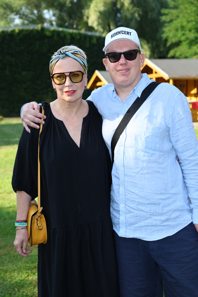 Kateřina Kornová a její syn Filip Korn. 