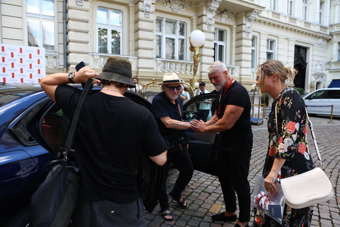 Harvey Keitel přijel do Karlových Varů. 