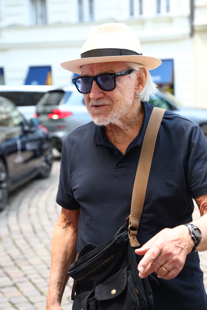Harvey Keitel v Karlových Varech.