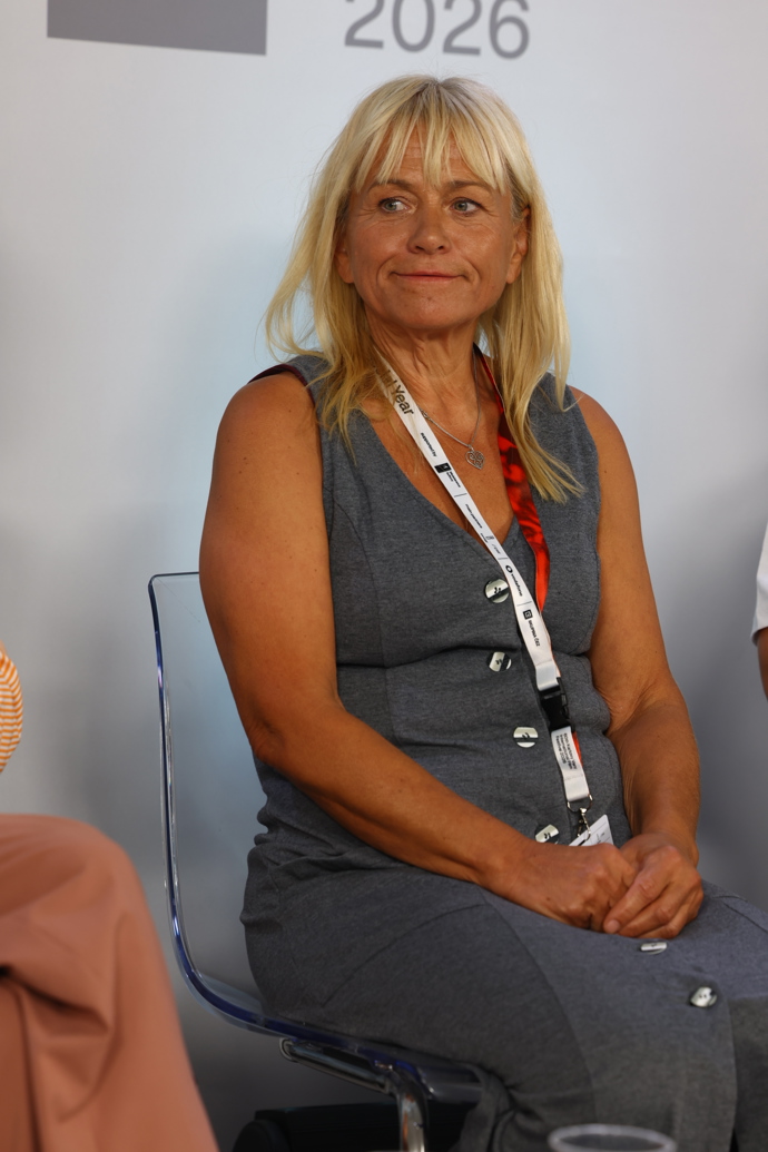 Pavla Tomicová v Karlových Varech. 
