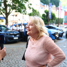 Herečka Magda Vašáryová dorazila před Pupp.