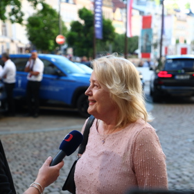 Herečka Magda Vašáryová dávala rozhovory.