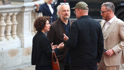 FOTO: Martha Issová s Kryštofem Muchou a Karlem Ochem.