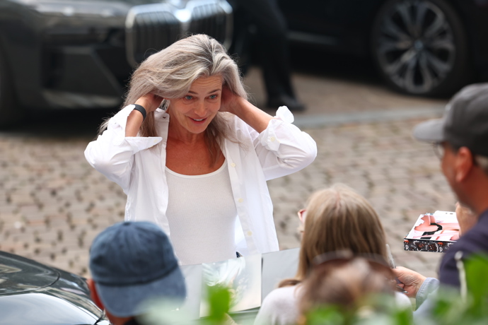 Pavlína Pořízková dorazila na festival ve Varech.