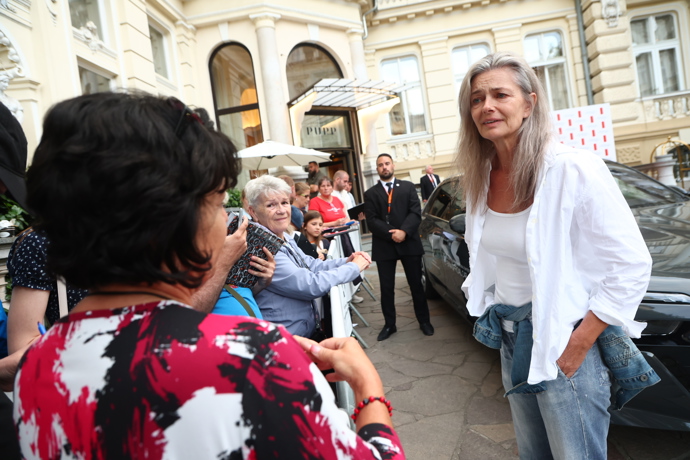 Pavlína Pořízková v debatě s fanoušky.