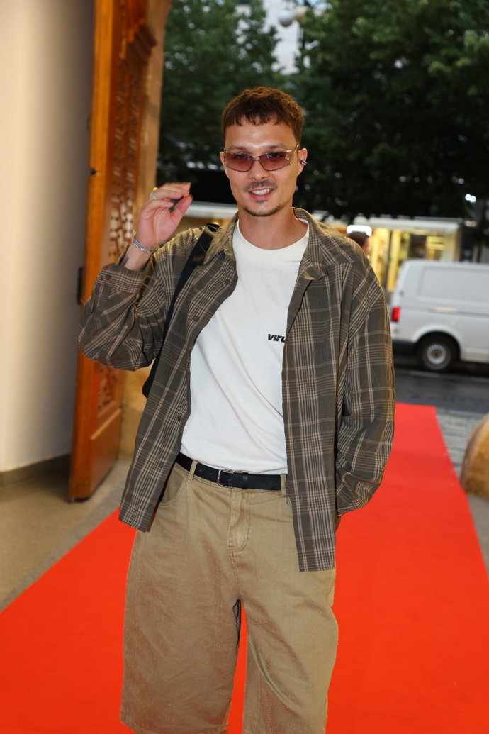 Otakar Šenkýř na premiéře Bardotky.