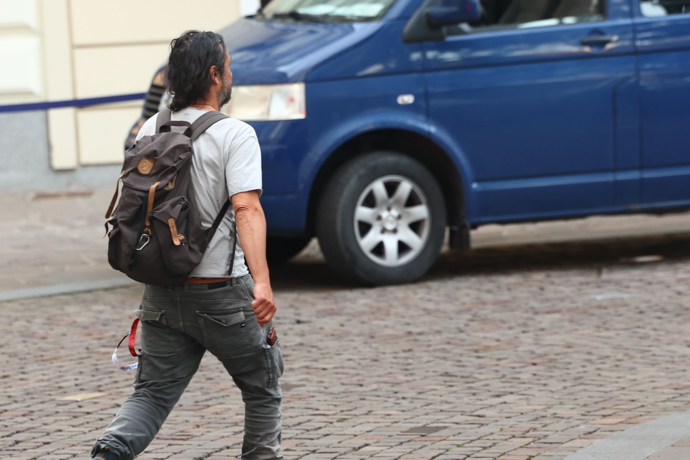 Pavel Liška vyrazil na kolonádu.