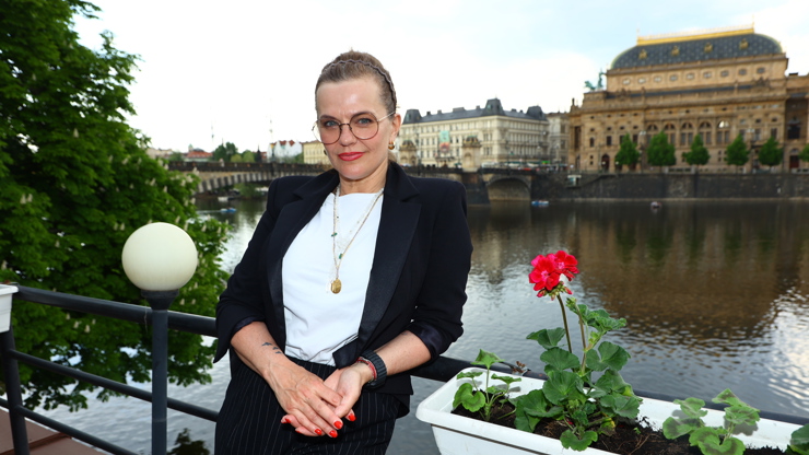 Zpěvačka Marta Jandová.