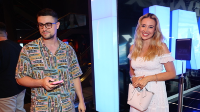 FOTO: Nicol Šáchová dorazila se svým manželem.
