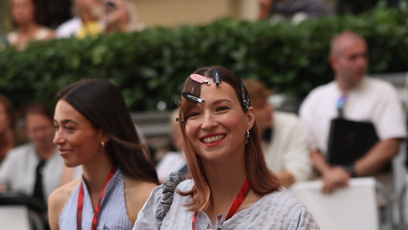 FOTO: Berenika Kohoutová nešetří úsměvy.