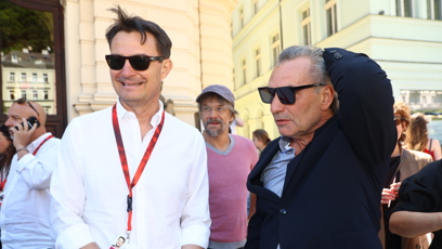 FOTO: Jiří Macháček zašel na promítání filmu Šeptej.