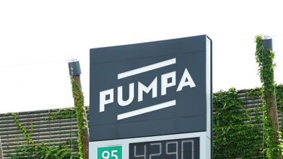 FOTO: Ceny pohonných hmot na Pumpě v Průhonicích.