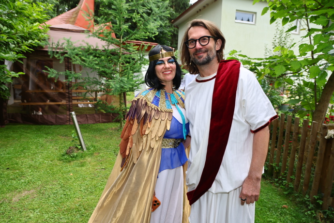 Marta Jandová s manželem. 