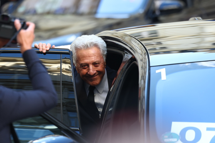 Dustin Hoffman nešetřil úsměvy.