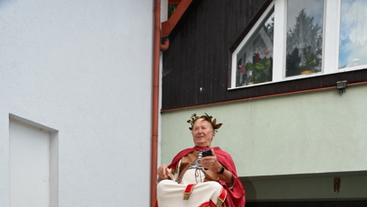 FOTO: Petr Janda na trůnu.