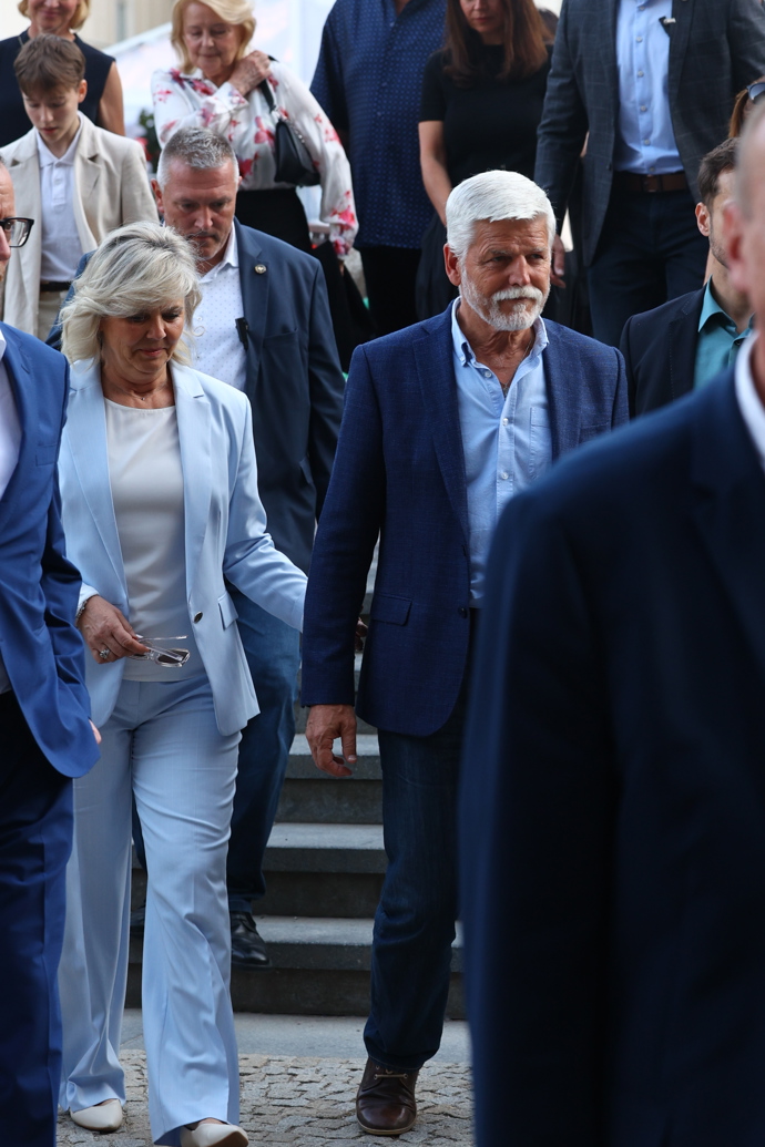 Petr Pavel s manželkou Evou.