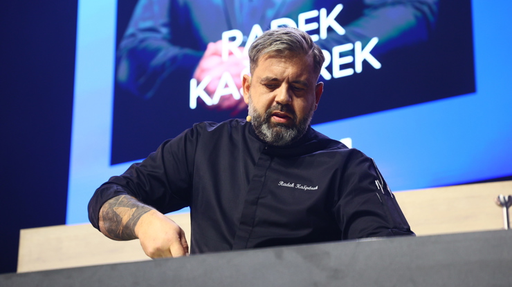 Radek Kašpárek na Festivalu chutí. 