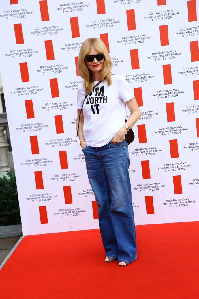 Aňa Geislerová si užívá první dny na festivalu.