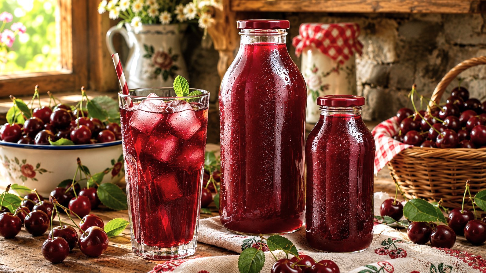 Recept na dokonalé letní osvěžení: Višňová šťáva dodá letním limonádám tu správnou jiskru
