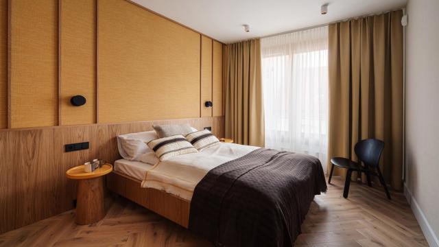 Každý pokoj v apartmánu má příjemný design Každý pokoj v apartmánu má příjemný design