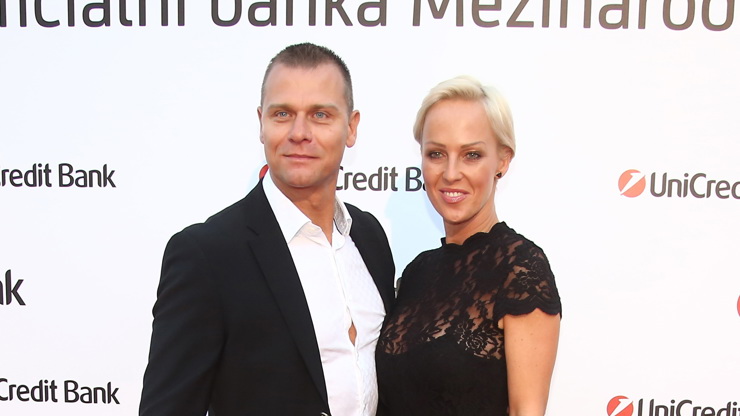 Vlasta Hájek a Zuzana Belohorcová na Karlovarském filmovém festivalu.