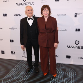 Lenka s manželem Morisem Issou 