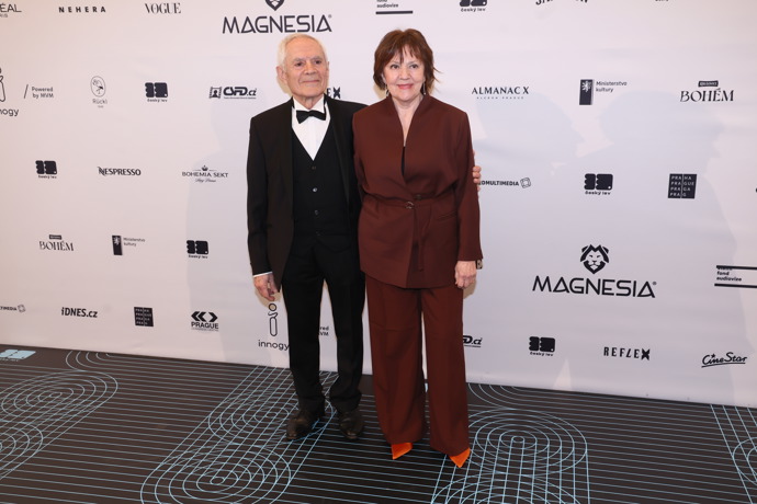 Lenka s manželem Morisem Issou Lenka s manželem Morisem Issou