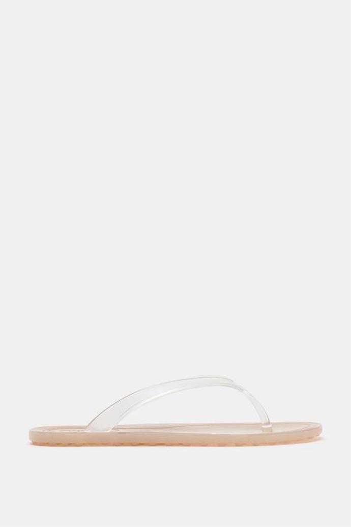 Ploché vinylové žabky, Zara, 549 Kč