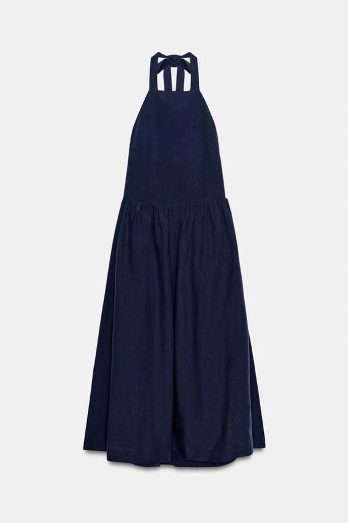 Šaty s výstřihem halter, Zara, 1799 Kč