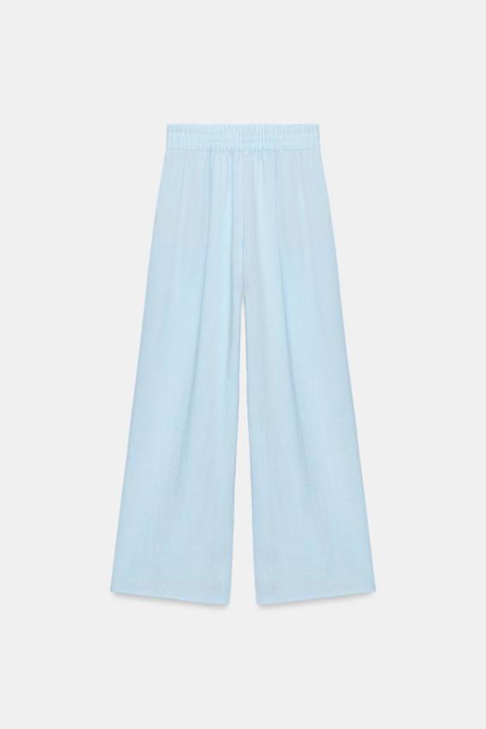 Široké kalhoty s elastickým pasem, Zara, 849 Kč