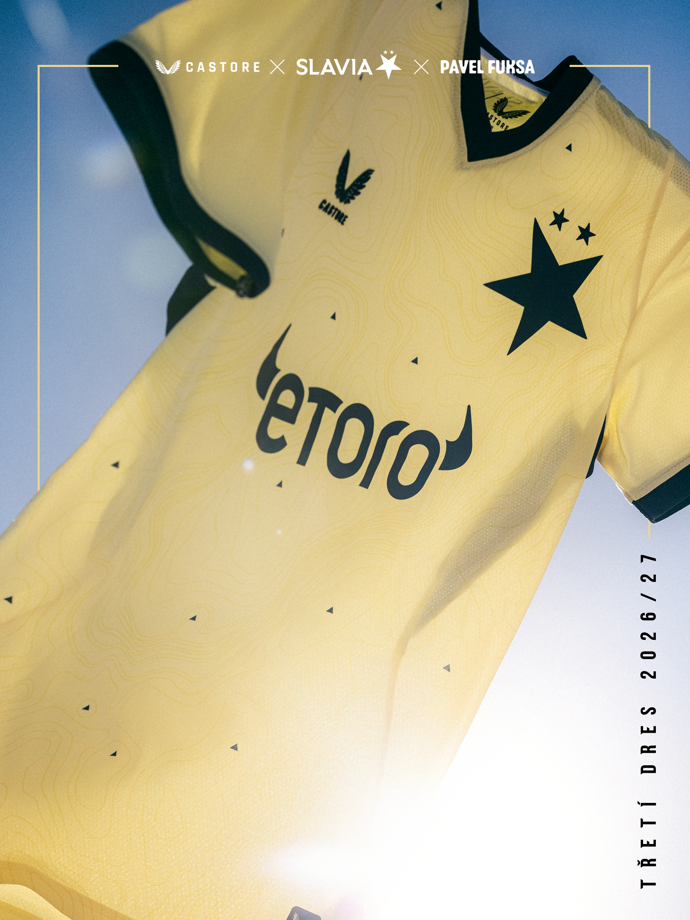 Fotbalová Slavia představila třetí sadu dresu.