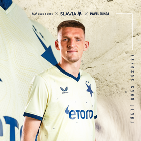 Fotbalová Slavia představila třetí sadu dresu.