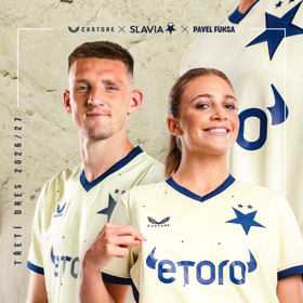 Fotbalová Slavia představila třetí sadu dresu.