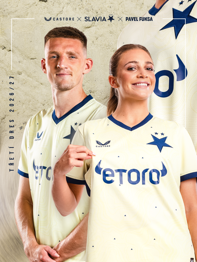 Fotbalová Slavia představila třetí sadu dresu.