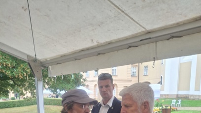 FOTO: Dan Bárta a Petr Pavel.