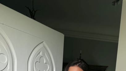 FOTO: Lela Ceterová na hradě Kunzov.
