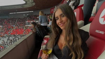 FOTO: Klára nevynechá žádný zápas svého přítele, Jakuba Markoviče.