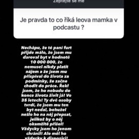 Leo Beránek starší reagoval na svém Instagramu.