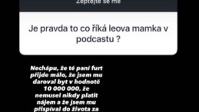 FOTO: Leo Beránek starší reagoval na svém Instagramu.