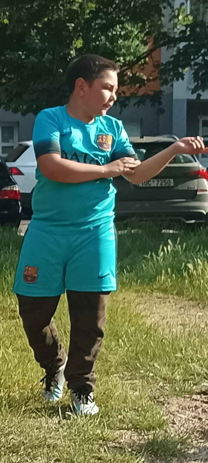 Štěpánek měl moc rád fotbal.